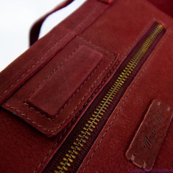 New Madewell The Carryall Tote, Color:‎ PINOT NOIR - Picture 14 of 15